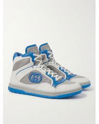 Gucci - Mac80 High-Top Leather Sneakers - Lyst