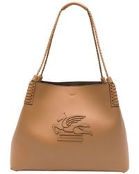 Etro - Braided-Handle Shoulder Bag - Lyst