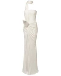David Koma - Embellished Bustier Gown - Lyst