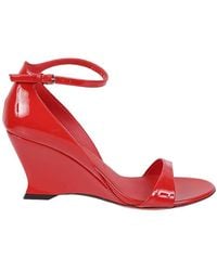 Ferragamo - Vidette Leather Wedge Sandal - Lyst