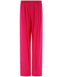 Balenciaga - Bb Monogram Wide-Leg Trousers - Lyst