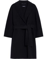 Max Mara - Short Double-Faced Wool Coat - Lyst