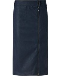 Pinko - Zip-Detail Midi Skirt - Lyst