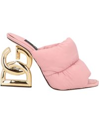 Dolce & Gabbana - Solid Color Sandals - Lyst