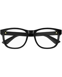 Gucci - Square Frame Glasses - Lyst