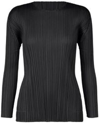 Pleats Please Issey Miyake Issey Miyake Mist September Top in