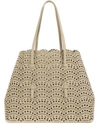 Alaïa - Alaïa Mina 37 Laser-Cut Tote Bag - Lyst