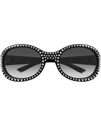 Gucci - Eyewear Round Frame Sunglasses - Lyst