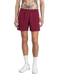 Jil Sander - Logo-Print High Waist Swim Shorts - Lyst