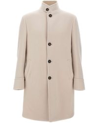 Eleventy - Button-Front Coat - Lyst