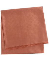Gucci - Gg Frayed Scarf - Lyst