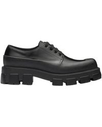 Prada - Chunky Lace-Up Derby Shoes - Lyst