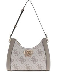 Guess - Karnilla Monogram-Pattern Shoulder Bag - Lyst