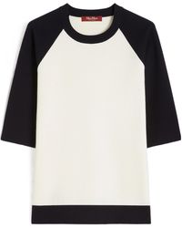 Max Mara - Studio Mstvelo Short Sleeved Knitted Top - Lyst