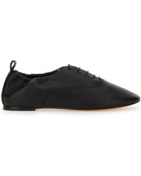 Lanvin - Elegant Lace-Up Shoes With Elasticized Back For Comfort And Style - Lyst