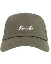 Moncler - Logo Embroidered Baseball Cap - Lyst