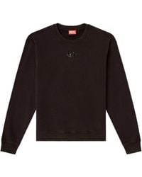 DIESEL - Logo-Detail Crew-Neck Sweatshirt - Lyst