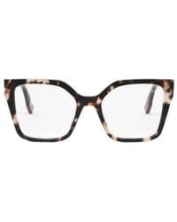 Fendi - Eyewear Square Frame Glasses - Lyst