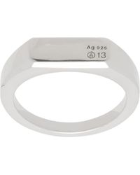 NUMBERING - Signet Ring - Lyst