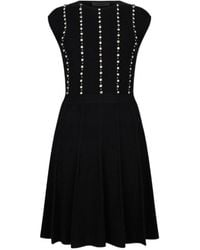 Liu Jo - Embellishment Knit Mini Dress - Lyst