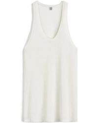 TOTEME - Totême Sleeveless Knitted Tank Top - Lyst