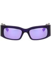 Balenciaga - Eyewear Paper Rectangle Frame Sunglasses - Lyst