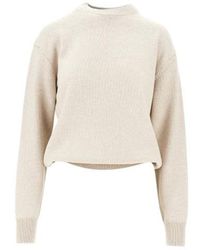 Jacquemus - Ribbed-Knit Crew-Neck Wool Sweater - Lyst