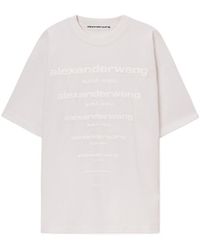 Alexander Wang - Logo Detailed Crewneck T-Shirt - Lyst