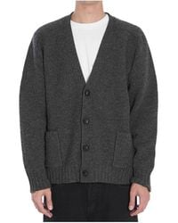 Bottega Veneta - V-Neck Knitted Cardigan - Lyst