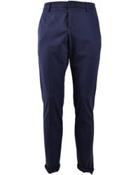 Dondup - Belt-Lined Casual Pants - Lyst