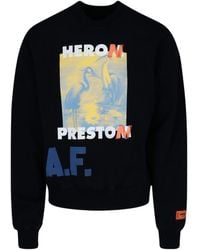 Heron Preston - Graphic Printed Crewneck Sweatshirt - Lyst