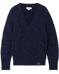 Stella McCartney - Chain V-Neck Knitted Jumper - Lyst