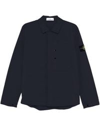 Stone Island - Compass Patch Long-Sleeved Jacket - Lyst