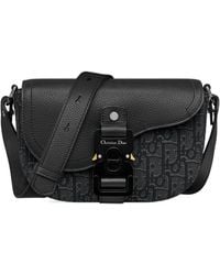 Dior - Mini Saddle Messenger Bag With Flap - Lyst