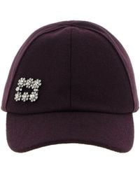 Roger Vivier - Efflorescence Crystal-Embellished Cap - Lyst