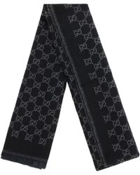Gucci - Gg Fringed Scarf - Lyst
