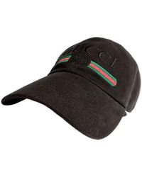 Gucci - Embroidery Baseball Cap - Lyst