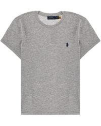 Polo Ralph Lauren - Logo Embroidered Crewneck T-Shirt - Lyst