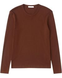 Lemaire - Long-Sleeve Cotton T-Shirt - Lyst