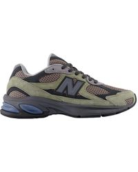 New Balance - 2010 Logo-Patch Sneakers - Lyst