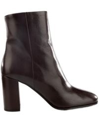 Prada - Block-Heel Ankle Boots - Lyst