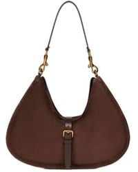 Etro - Pony Logo Engraved Large Shoulder Bag - Lyst