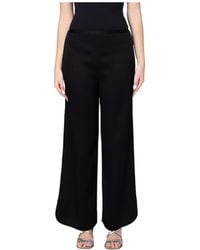 forte_forte - Wide-Leg Casual Pants - Lyst