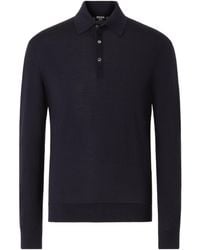 ZEGNA - Trofeo Long-Sleeve Polo Shirt - Lyst