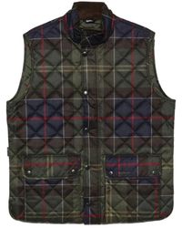Barbour - Tartan-Pattern Waistcoat - Lyst