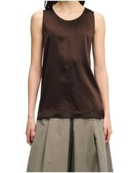 Panicale - Silk Top - Lyst