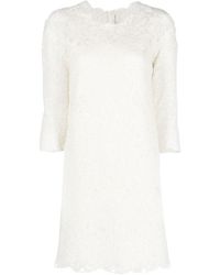 Ermanno Scervino - Guipure Lace Shift Minidress - Lyst