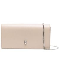 McQueen - Skull Plaque Chain-Linked Wallet - Lyst