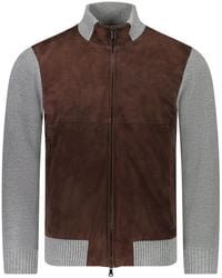 Paul & Shark - Zip-Up Knitted Cardigan - Lyst