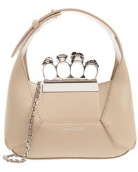 McQueen - The Jewelled Hobo Mini Tote Bag - Lyst